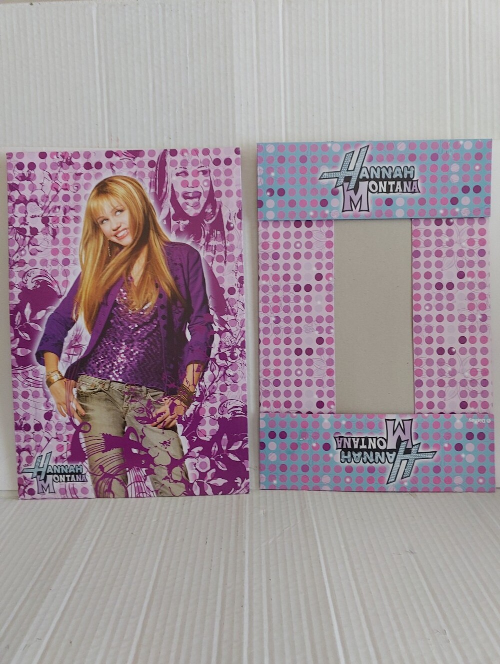 Hannah Montana  Gift Present  Birthday Boxes RARE 13.5 x 9 - Set Of Two